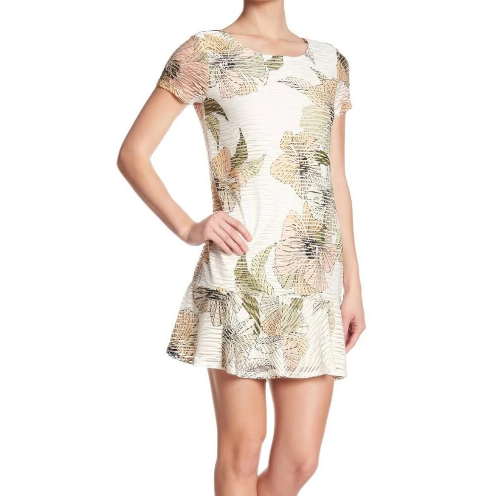 Nicole Miller Studio floral Shift Dress-  US 2